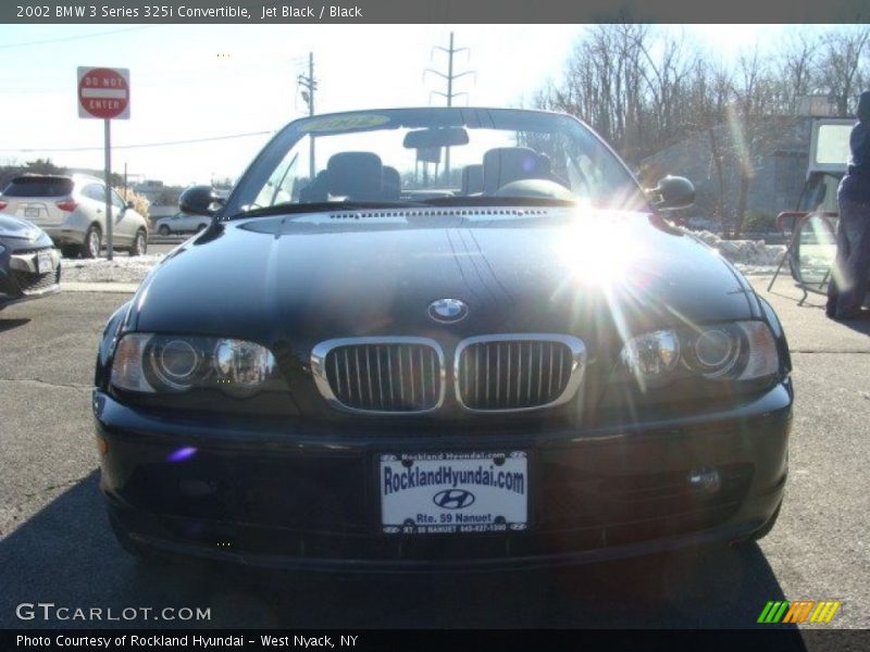 Jet Black / Black 2002 BMW 3 Series 325i Convertible