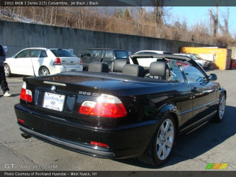 Jet Black / Black 2002 BMW 3 Series 325i Convertible