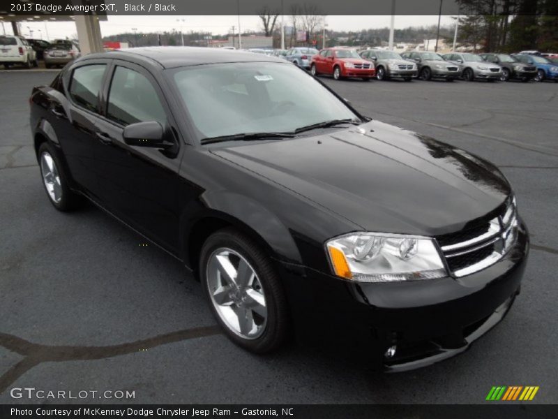 Black / Black 2013 Dodge Avenger SXT