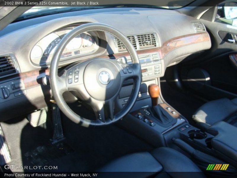 Jet Black / Black 2002 BMW 3 Series 325i Convertible