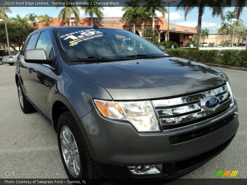 Sterling Grey Metallic / Charcoal Black 2010 Ford Edge Limited