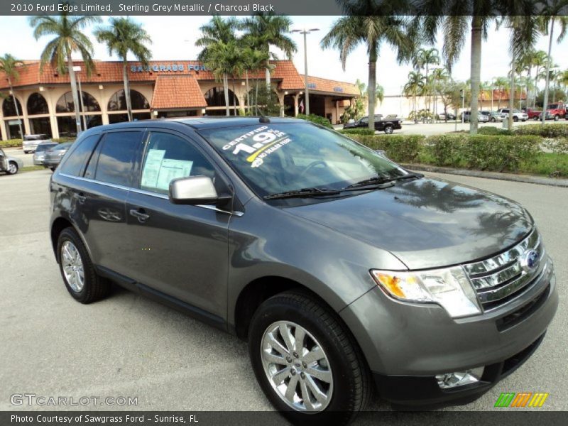 Sterling Grey Metallic / Charcoal Black 2010 Ford Edge Limited
