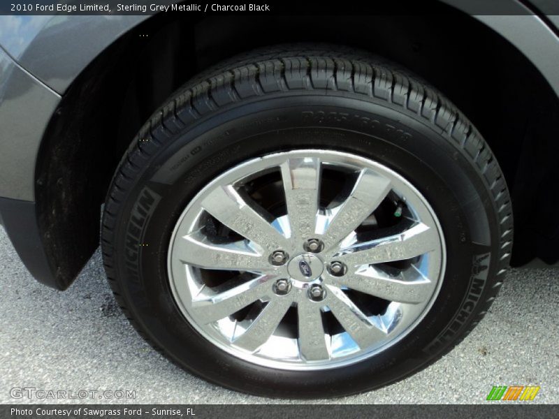 Sterling Grey Metallic / Charcoal Black 2010 Ford Edge Limited