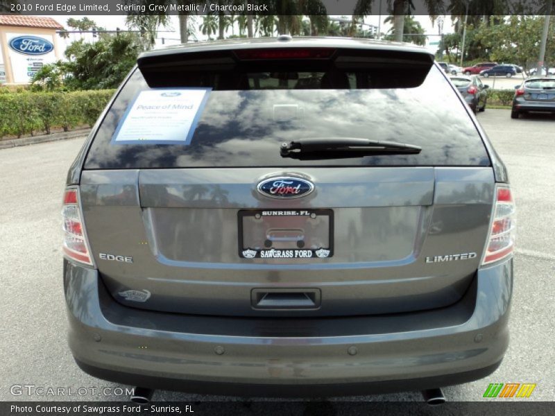 Sterling Grey Metallic / Charcoal Black 2010 Ford Edge Limited