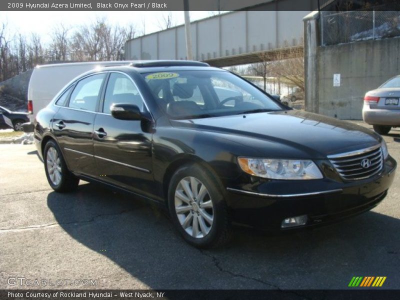 Black Onyx Pearl / Black 2009 Hyundai Azera Limited