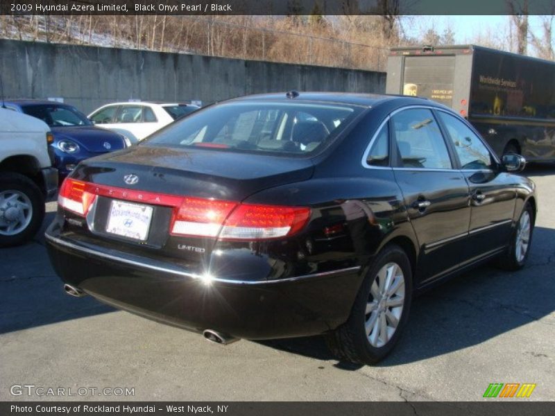 Black Onyx Pearl / Black 2009 Hyundai Azera Limited