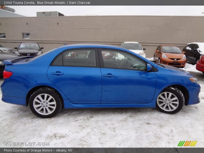 Blue Streak Metallic / Dark Charcoal 2009 Toyota Corolla