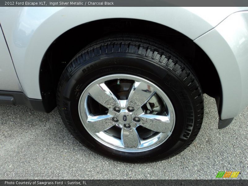 Ingot Silver Metallic / Charcoal Black 2012 Ford Escape XLT