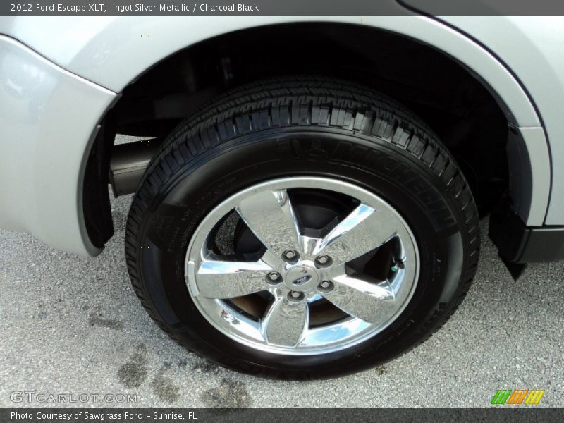 Ingot Silver Metallic / Charcoal Black 2012 Ford Escape XLT