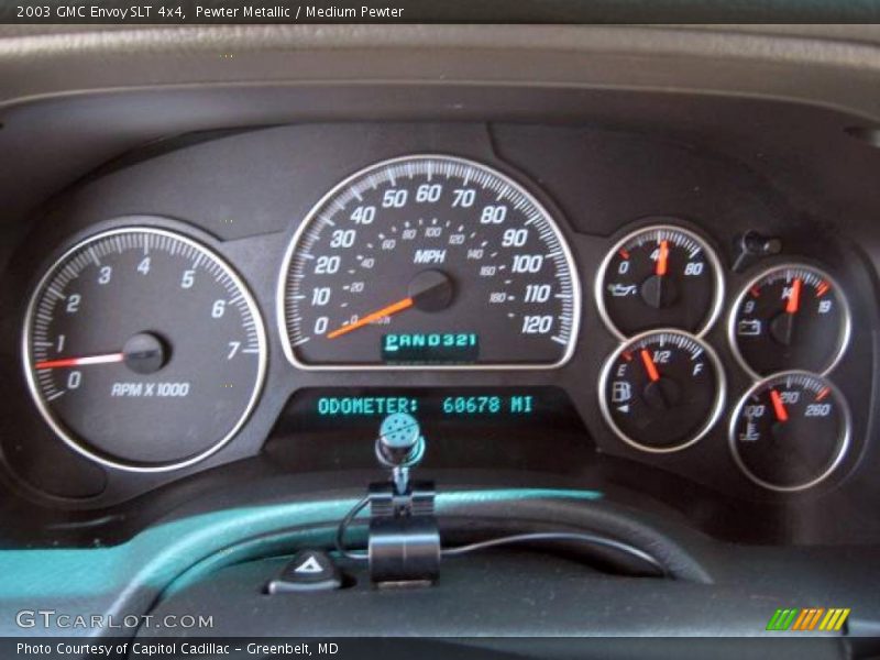Pewter Metallic / Medium Pewter 2003 GMC Envoy SLT 4x4