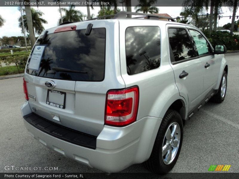 Ingot Silver Metallic / Charcoal Black 2012 Ford Escape XLT