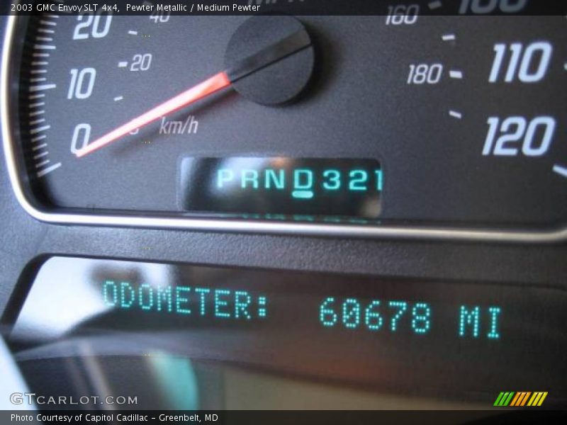Pewter Metallic / Medium Pewter 2003 GMC Envoy SLT 4x4