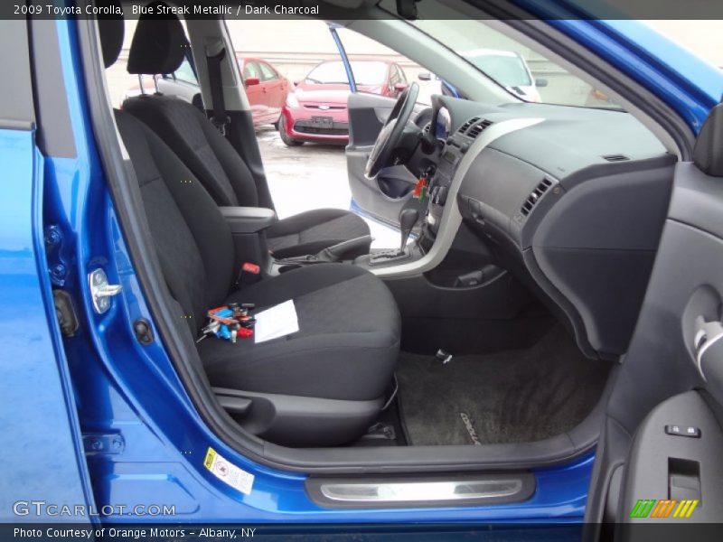 Blue Streak Metallic / Dark Charcoal 2009 Toyota Corolla