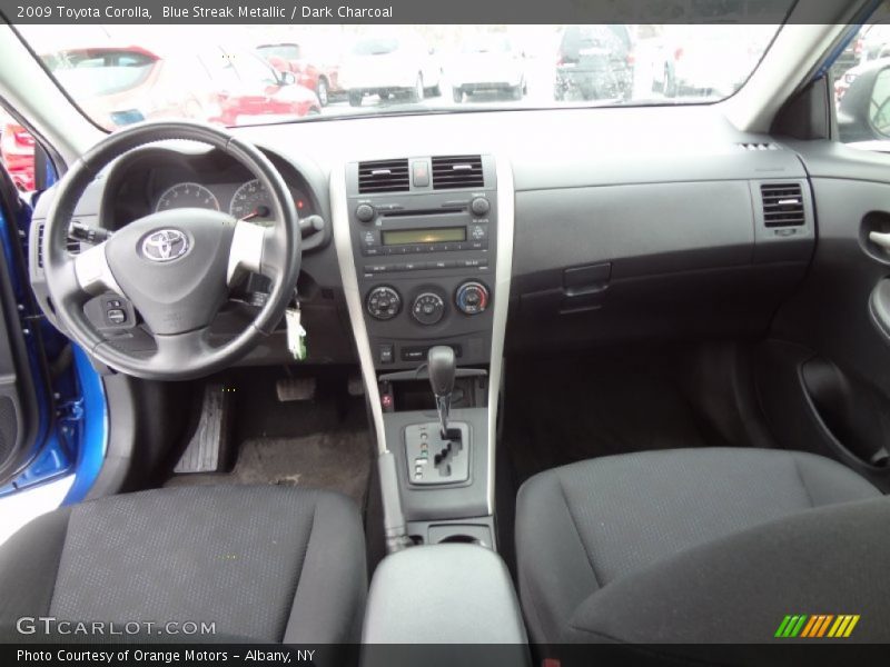 Blue Streak Metallic / Dark Charcoal 2009 Toyota Corolla