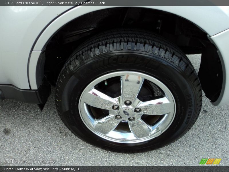 Ingot Silver Metallic / Charcoal Black 2012 Ford Escape XLT