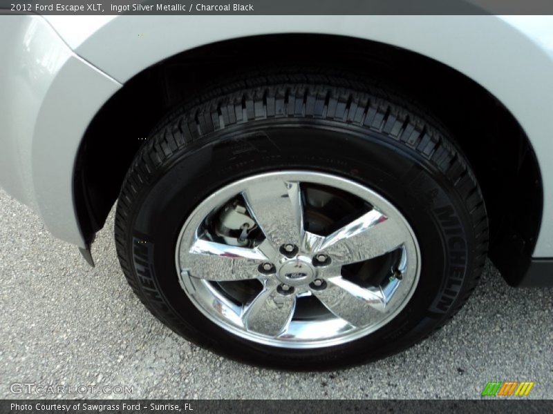Ingot Silver Metallic / Charcoal Black 2012 Ford Escape XLT