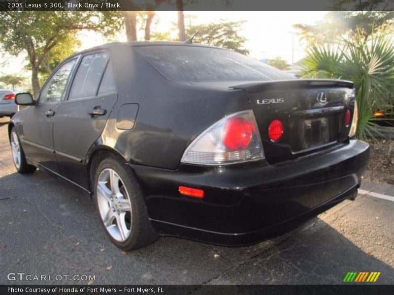 Black Onyx / Black 2005 Lexus IS 300