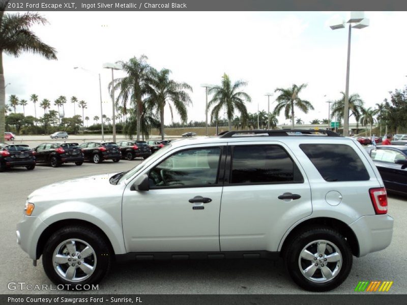 Ingot Silver Metallic / Charcoal Black 2012 Ford Escape XLT