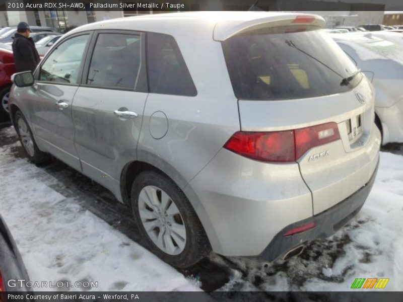 Palladium Silver Metallic / Taupe 2010 Acura RDX SH-AWD