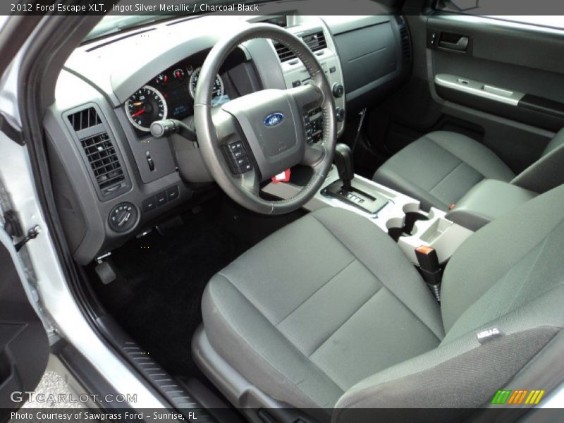 Ingot Silver Metallic / Charcoal Black 2012 Ford Escape XLT