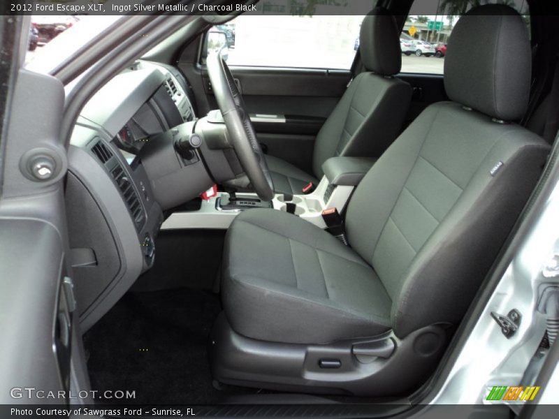 Ingot Silver Metallic / Charcoal Black 2012 Ford Escape XLT