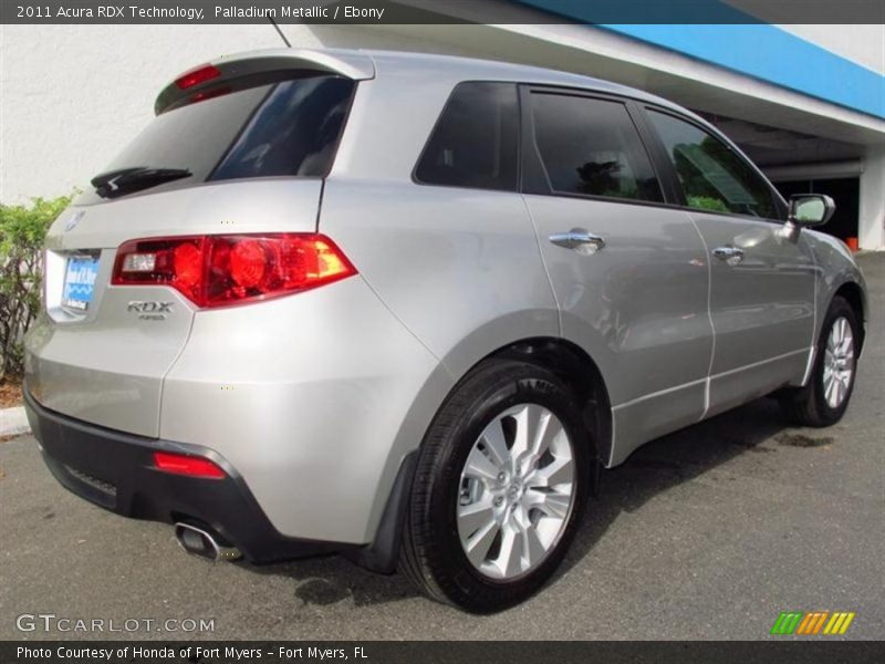 Palladium Metallic / Ebony 2011 Acura RDX Technology