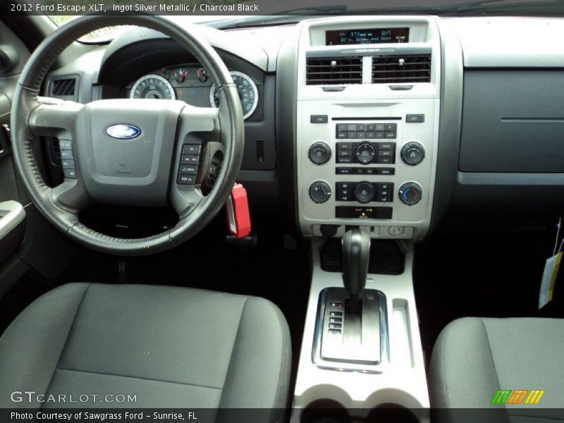Ingot Silver Metallic / Charcoal Black 2012 Ford Escape XLT
