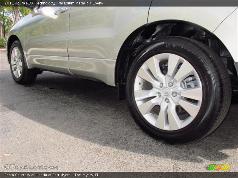 Palladium Metallic / Ebony 2011 Acura RDX Technology
