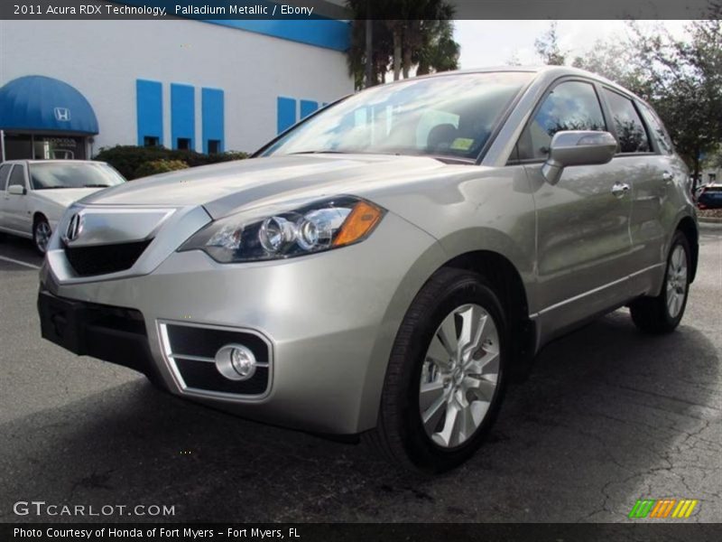 Palladium Metallic / Ebony 2011 Acura RDX Technology