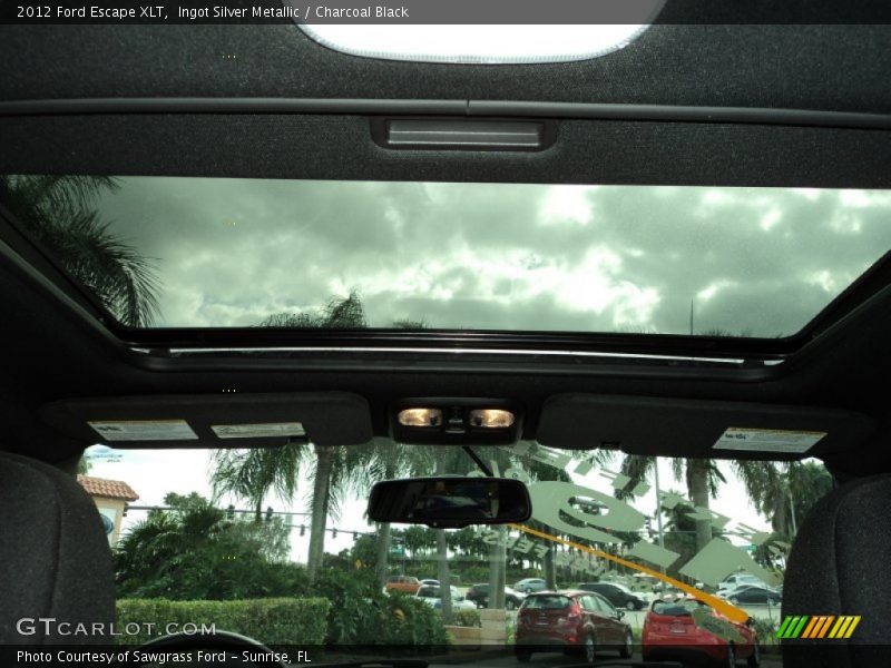 Ingot Silver Metallic / Charcoal Black 2012 Ford Escape XLT