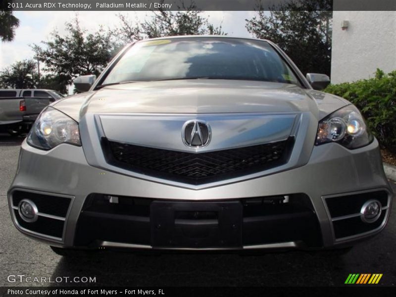 Palladium Metallic / Ebony 2011 Acura RDX Technology