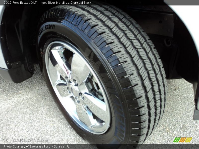 Ingot Silver Metallic / Charcoal Black 2012 Ford Escape XLT