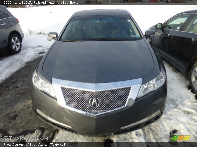 Polished Metal Metallic / Ebony 2010 Acura TL 3.5