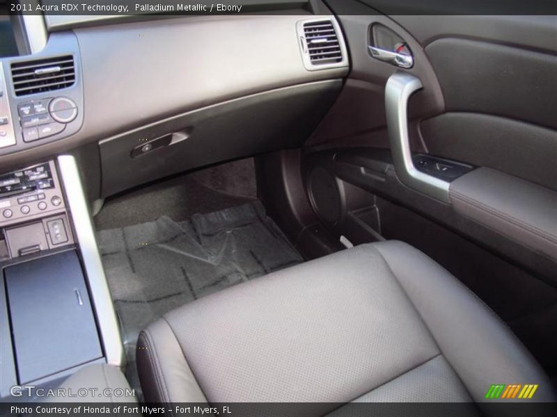 Palladium Metallic / Ebony 2011 Acura RDX Technology