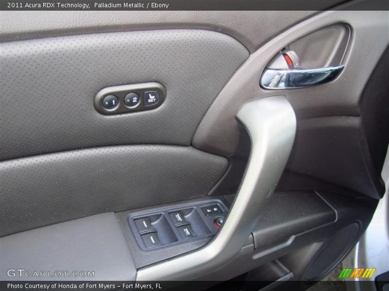 Palladium Metallic / Ebony 2011 Acura RDX Technology