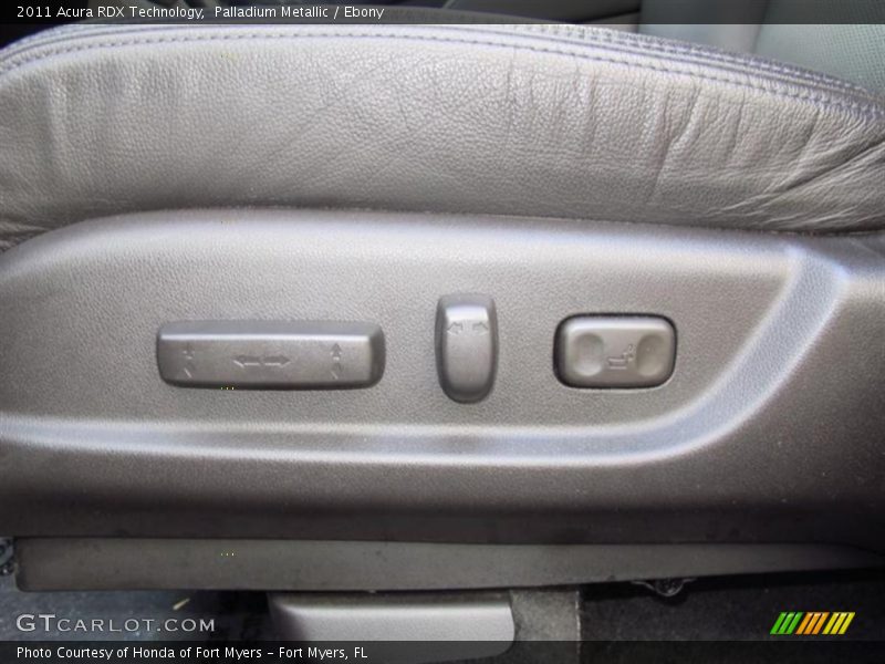 Palladium Metallic / Ebony 2011 Acura RDX Technology