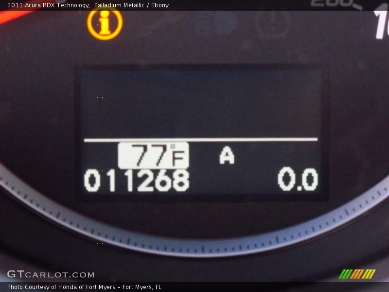 Palladium Metallic / Ebony 2011 Acura RDX Technology