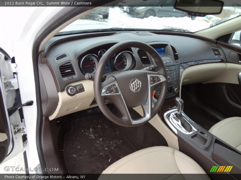 Summit White / Cashmere 2011 Buick Regal CXL