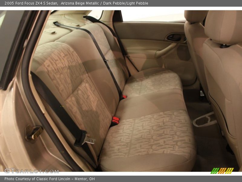 Rear Seat of 2005 Focus ZX4 S Sedan