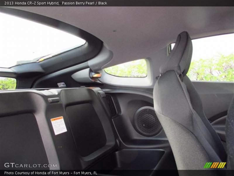 Passion Berry Pearl / Black 2013 Honda CR-Z Sport Hybrid