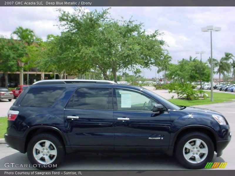Deep Blue Metallic / Ebony 2007 GMC Acadia SLE