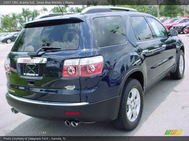 Deep Blue Metallic / Ebony 2007 GMC Acadia SLE