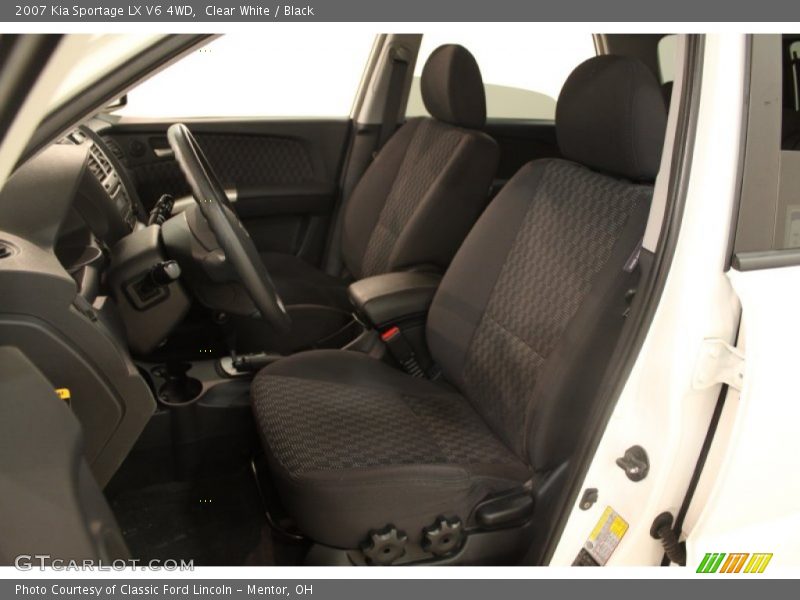 Front Seat of 2007 Sportage LX V6 4WD