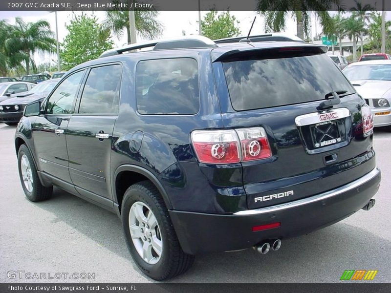 Deep Blue Metallic / Ebony 2007 GMC Acadia SLE