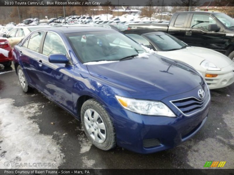 Blue Ribbon Metallic / Ash Gray 2010 Toyota Camry LE