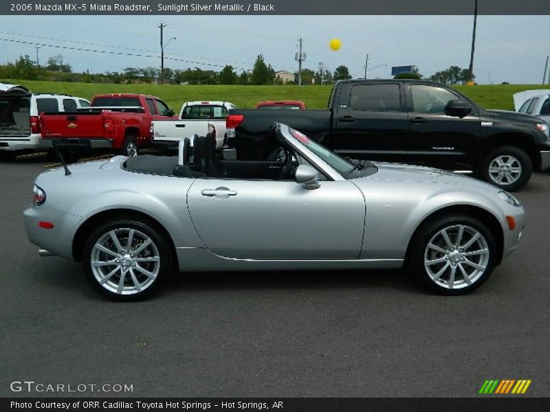 Sunlight Silver Metallic / Black 2006 Mazda MX-5 Miata Roadster