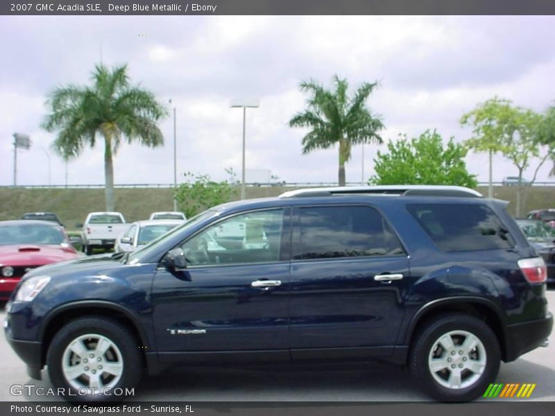 Deep Blue Metallic / Ebony 2007 GMC Acadia SLE
