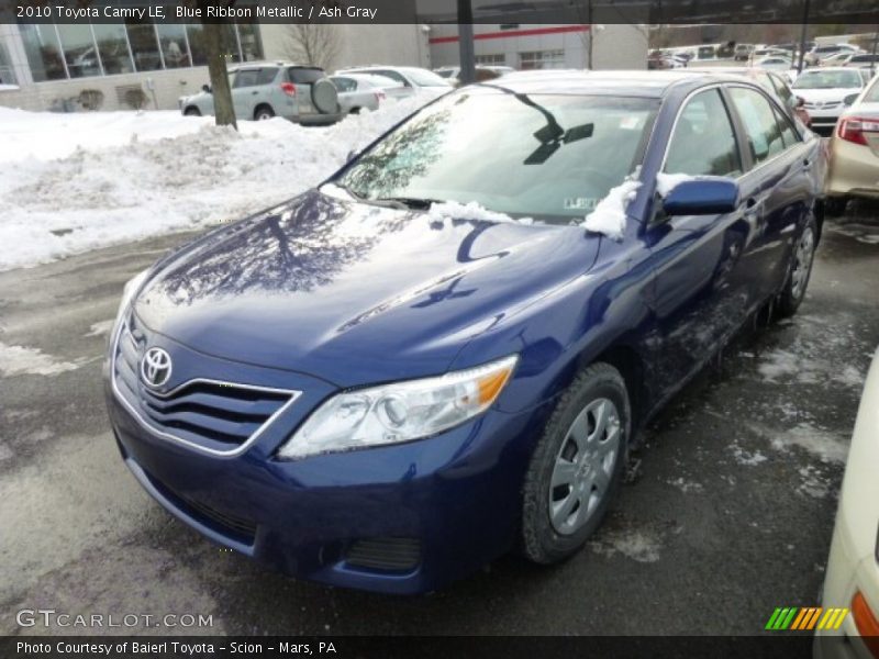 Blue Ribbon Metallic / Ash Gray 2010 Toyota Camry LE