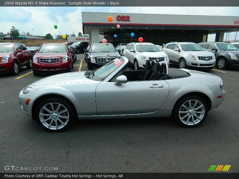 Sunlight Silver Metallic / Black 2006 Mazda MX-5 Miata Roadster