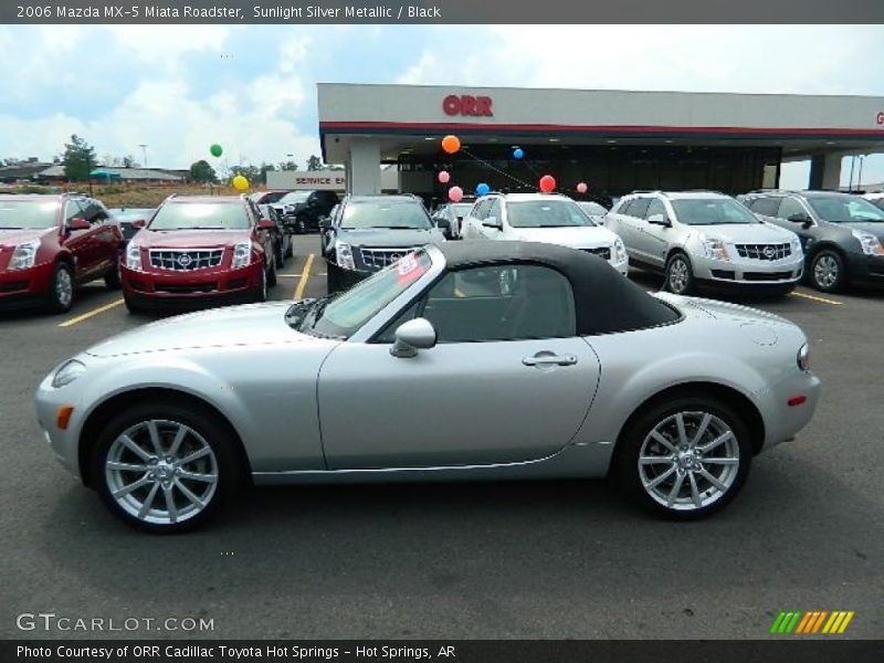 Sunlight Silver Metallic / Black 2006 Mazda MX-5 Miata Roadster